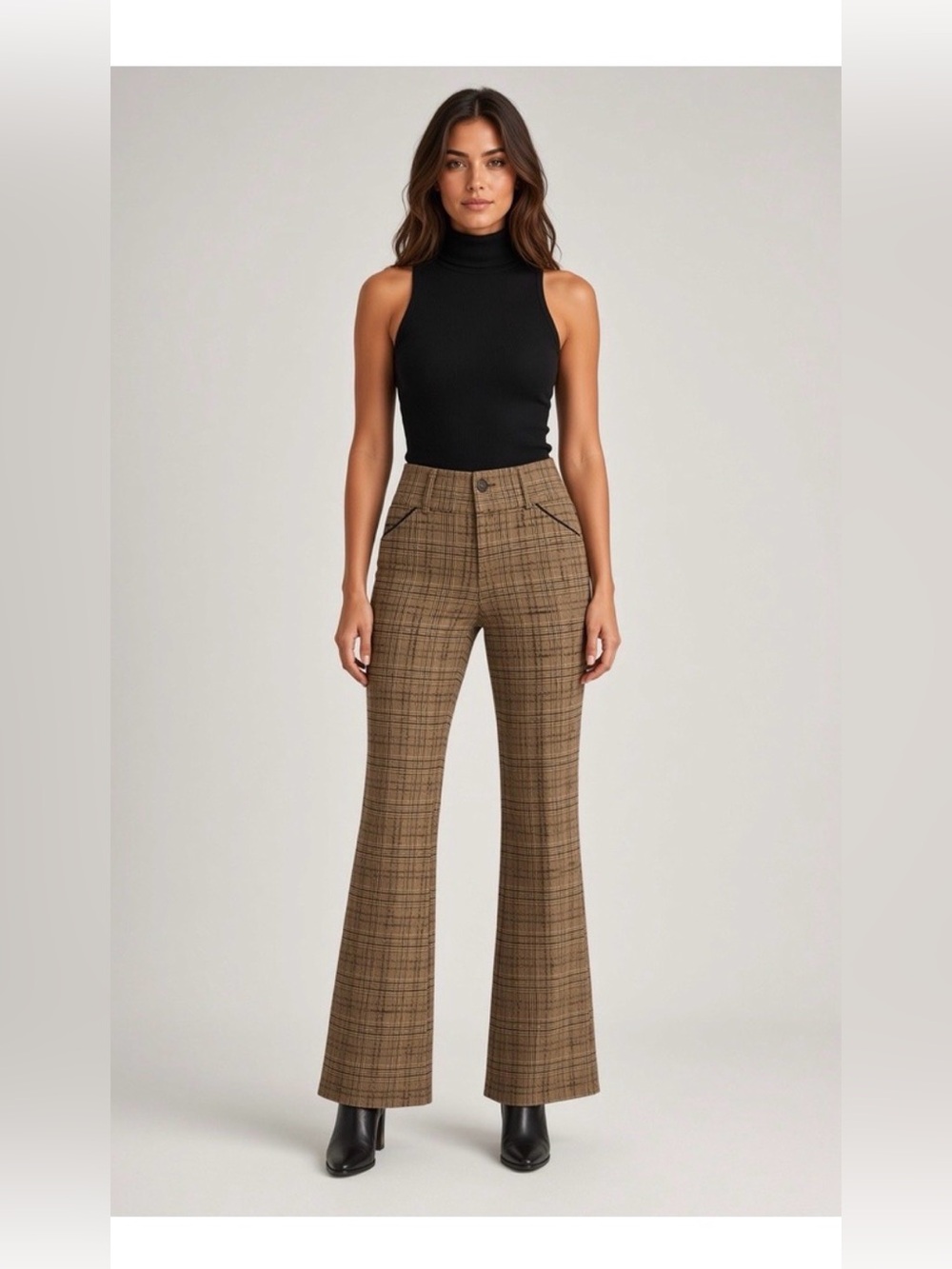 Alice + Olivia Flare Pants - Brown